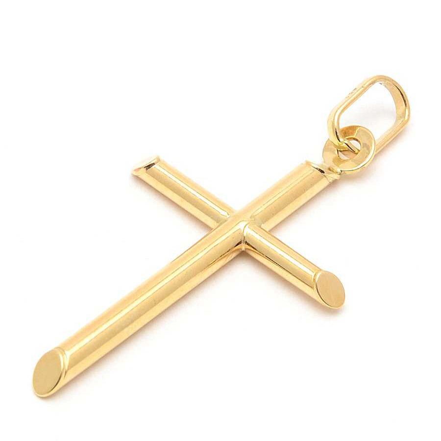 Comuniones Joyeria Antonio Cumplido Cruces | Cruz Oro Tubo Liso