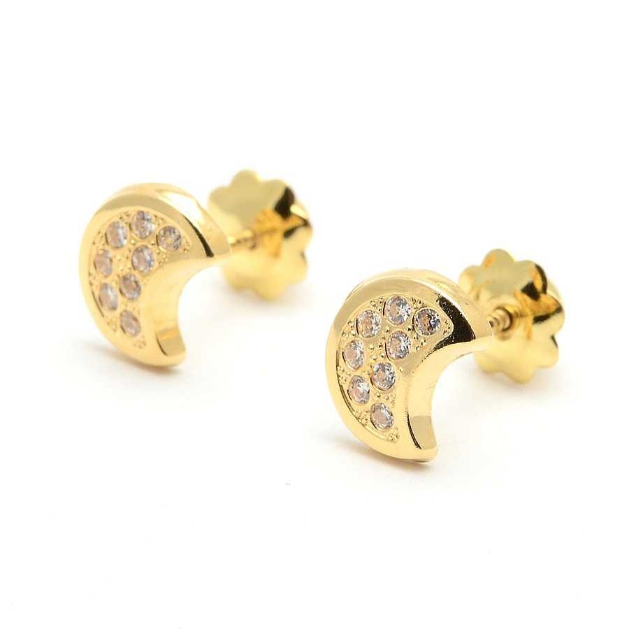 Beb Joyeria Antonio Cumplido | Pendientes Oro Luna