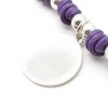 Fallas Joyeria Antonio Cumplido | Pulsera Fallera Plata Cord N Morado