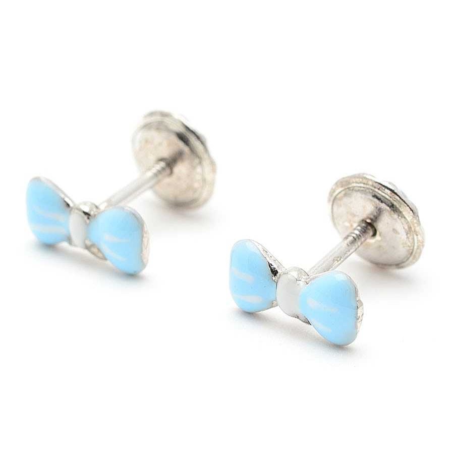 Beb Joyeria Antonio Cumplido | Pendientes Plata Pajarita Azul