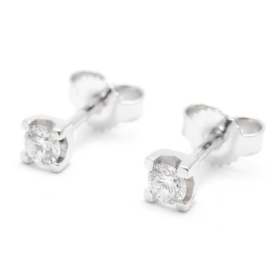 Comuniones Joyeria Antonio Cumplido Pendientes | Pendientes Diamantes Dormil N Oro Blanco